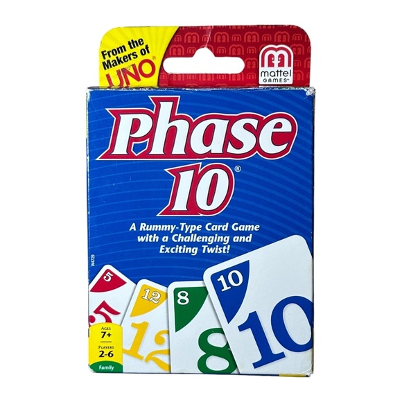 Mattel Games Phase 10 Card Game - Picture 1 of 5
